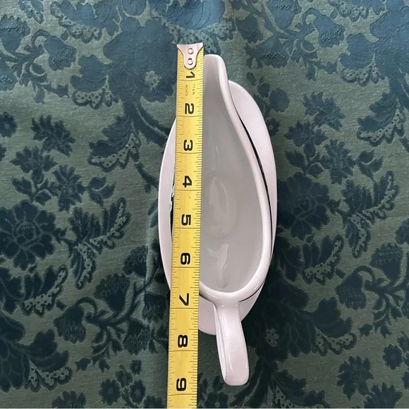 Vintage McCrory Gravy Boat & Underplate - Picture 8 of 11